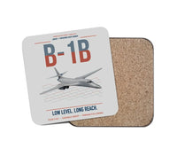 Thumbnail for B-1B Lancer design on light gray 1 piece coaster