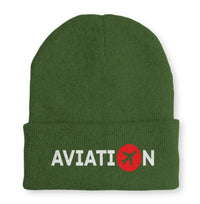 Thumbnail for Aviation Embroidered Beanie - view 6