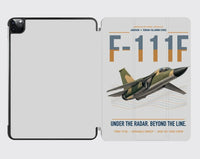 Thumbnail for F-111F Aardvark design on light gray ipad tablet case