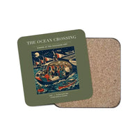 Thumbnail for The Ocean Crossing - Designed Coasters design on green army 1-piece