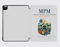 Thumbnail for Maputo International Airport (MPM) design on light gray ipad tablet case