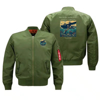 Thumbnail for VINTAGE G4271 - The Pearl Diver's Lift - Bomber Jacket design on green