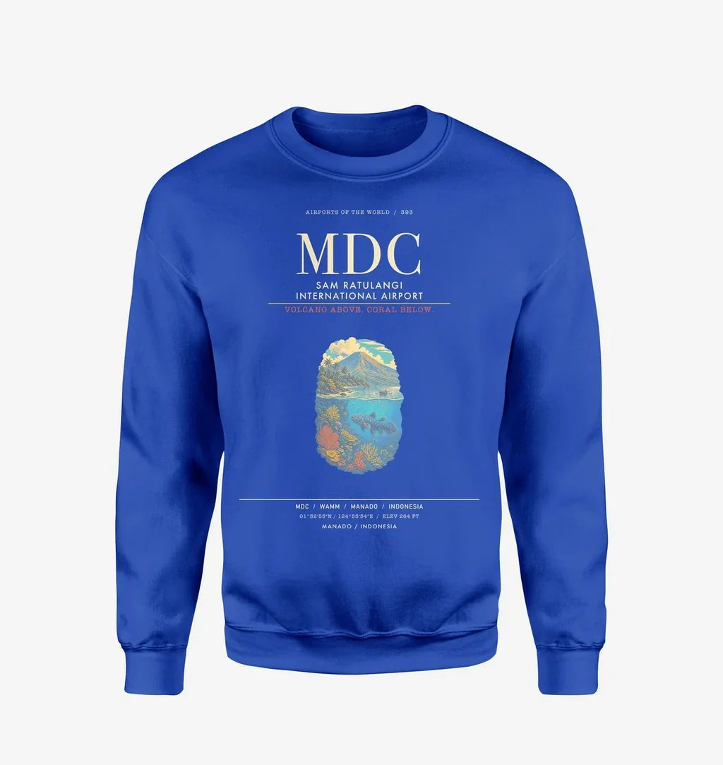Sam Ratulangi International Airport MDC Sweatshirt - Blue