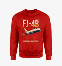 Thumbnail for FJ-4B Fury design on red sweatshirt
