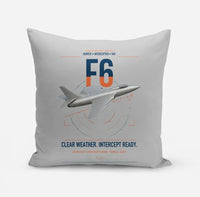 Thumbnail for Hawker Hunter F6 design on light gray pillow