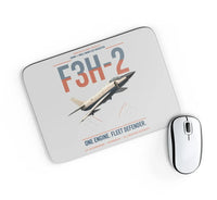 Thumbnail for F3H-2 Demon design on light gray rectangle mouse pad
