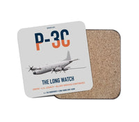 Thumbnail for P-3C Orion design on light gray 1 piece coaster