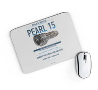 Thumbnail for PEARL 15 design on light gray rectangle mouse pad