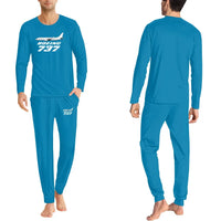 Thumbnail for The Boeing 737 men pajamas - Light Blue