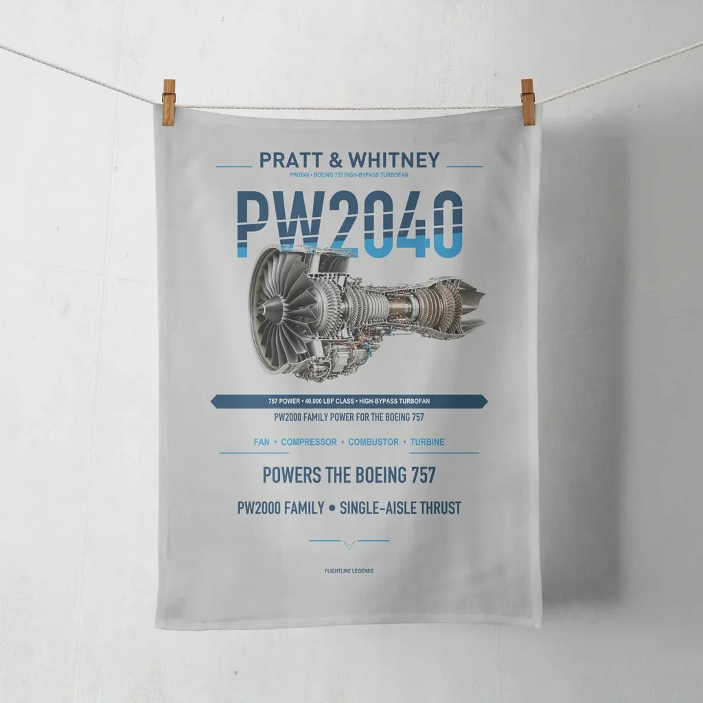 PW2040 design on light gray towel