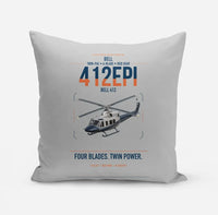 Thumbnail for Bell 412EPI design on light gray pillow