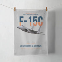 Thumbnail for F-15C Eagle Air Superiority No Substitute design on light gray towel