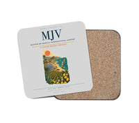 Thumbnail for Región de Murcia International Airport (MJV) design on light gray 1 piece coaster
