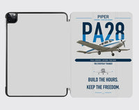 Thumbnail for Piper PA-28 Cherokee design on light gray ipad tablet case