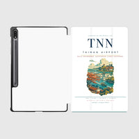 Thumbnail for Tainan Airport (TNN) design on white samsung tablet tablet case