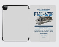Thumbnail for PT6E-67XP design on light gray ipad tablet case