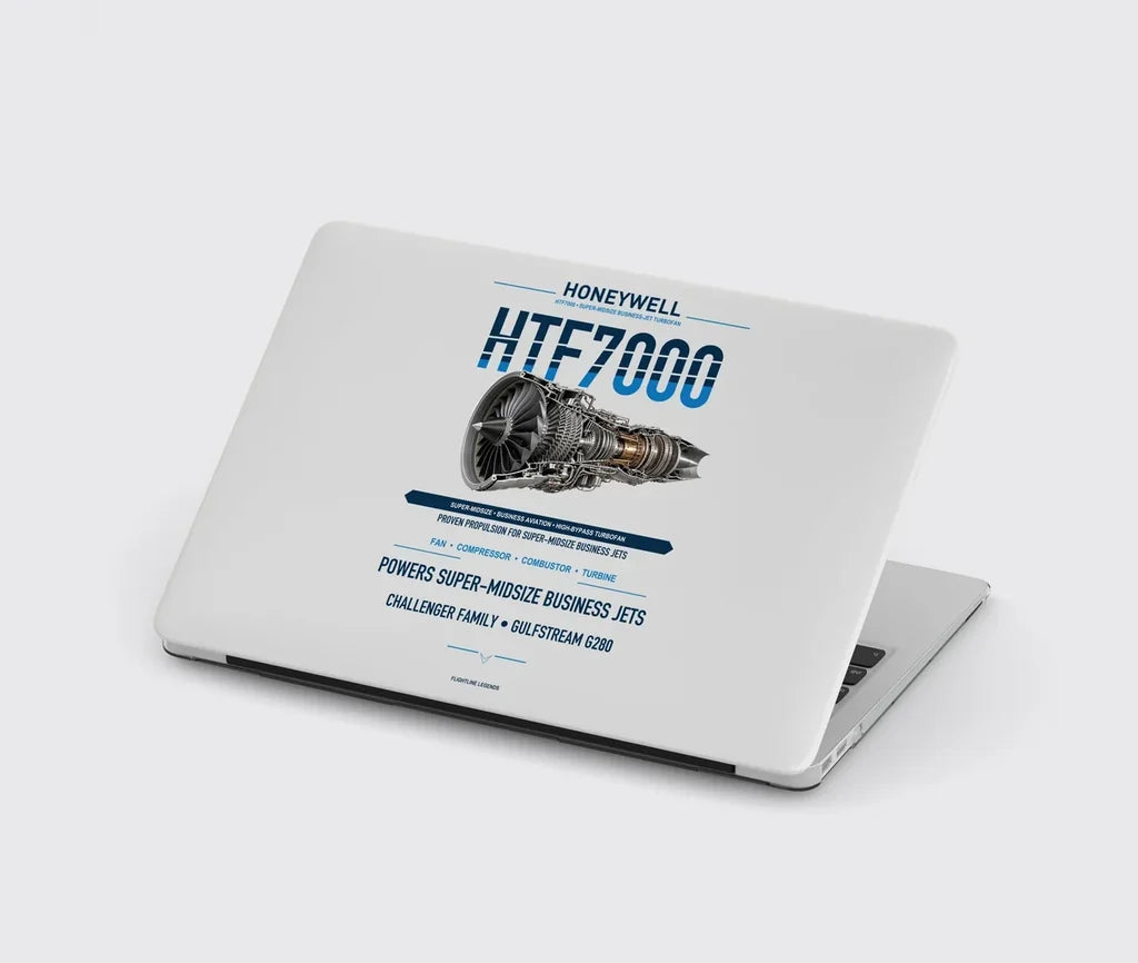 HTF7000 design on light gray MacBook case