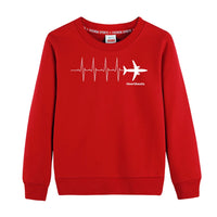 Thumbnail for Aviation Heartbeats Sweatshirt - view 6
