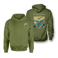 Thumbnail for VINTAGE G4039 - The Lake Regatta - Double-Side Hoodie design on greenarmy double side