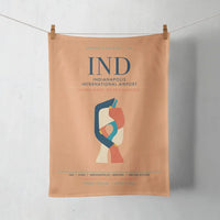 Thumbnail for Indianapolis International Airport (IND) design on orange towel