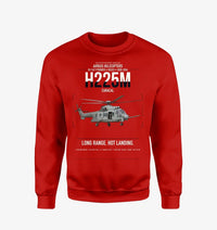 Thumbnail for Airbus Helicopters H225M Caracal design on red sweatshirt