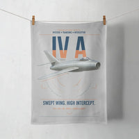 Thumbnail for Dassault Mystère IV A design on light gray towel