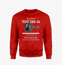 Thumbnail for TRENT XWB-84 design on red sweatshirt