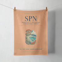 Thumbnail for Francisco C. Ada Saipan International Airport (SPN) design on orange towel