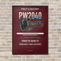 Thumbnail for PW2040 vertical canvas print - framed - dark red background
