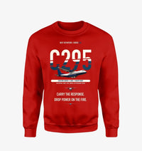 Thumbnail for Airbus C295 Firefighter design on red sweatshirt