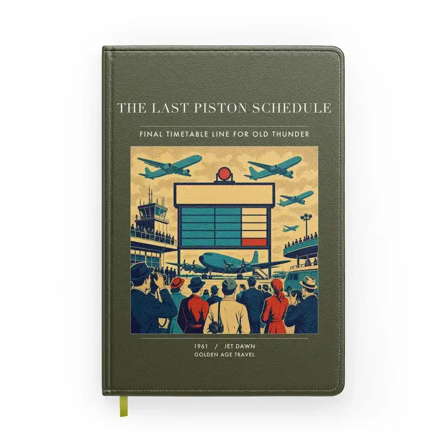 VINTAGE G4469 - The Last Piston Schedule - Designed Notebooks design on greenarmy