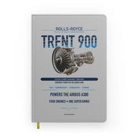 Thumbnail for TRENT 900 design on light gray notebook