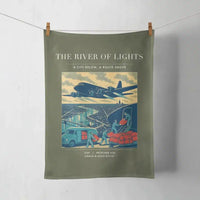 Thumbnail for VINTAGE G4152 - The River Of Lights - Designed Towels design on greenarmy