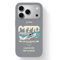 Thumbnail for Cessna 177B Cardinal design on gray magsafe iphone case, for iPhone 17 Pro