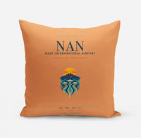 Thumbnail for Nadi International Airport (NAN) design on orange pillow