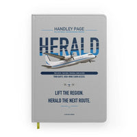 Thumbnail for Handley Page HPR.7 Dart Herald design on light gray notebook