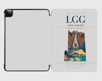 Thumbnail for Liège Airport (LGG) design on light gray ipad tablet case