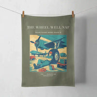 Thumbnail for VINTAGE G4267 - The Wheel Well Nap - Designed Towels design on greenarmy