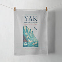 Thumbnail for Yakutat Airport (YAK) design on light gray towel