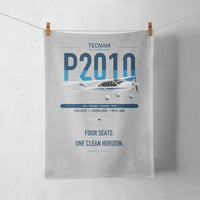 Thumbnail for Tecnam P2010 design on light gray towel