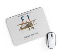 Thumbnail for Sopwith Camel F.1 design on light gray rectangle mouse pad