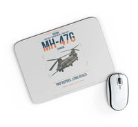Thumbnail for Boeing MH-47G Chinook design on light gray rectangle mouse pad