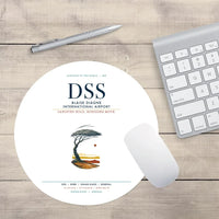 Thumbnail for Blaise Diagne International Airport (DSS) design on white round mouse pad