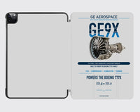 Thumbnail for GE9X design on light gray ipad tablet case