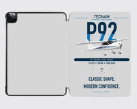 Thumbnail for Tecnam P92 Echo MkII design on light gray ipad tablet case