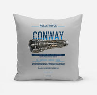 Thumbnail for CONWAY design on light gray pillow