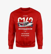 Thumbnail for Cessna 162 Skycatcher design on red sweatshirt