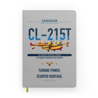 Thumbnail for Canadair CL-215T design on light gray notebook