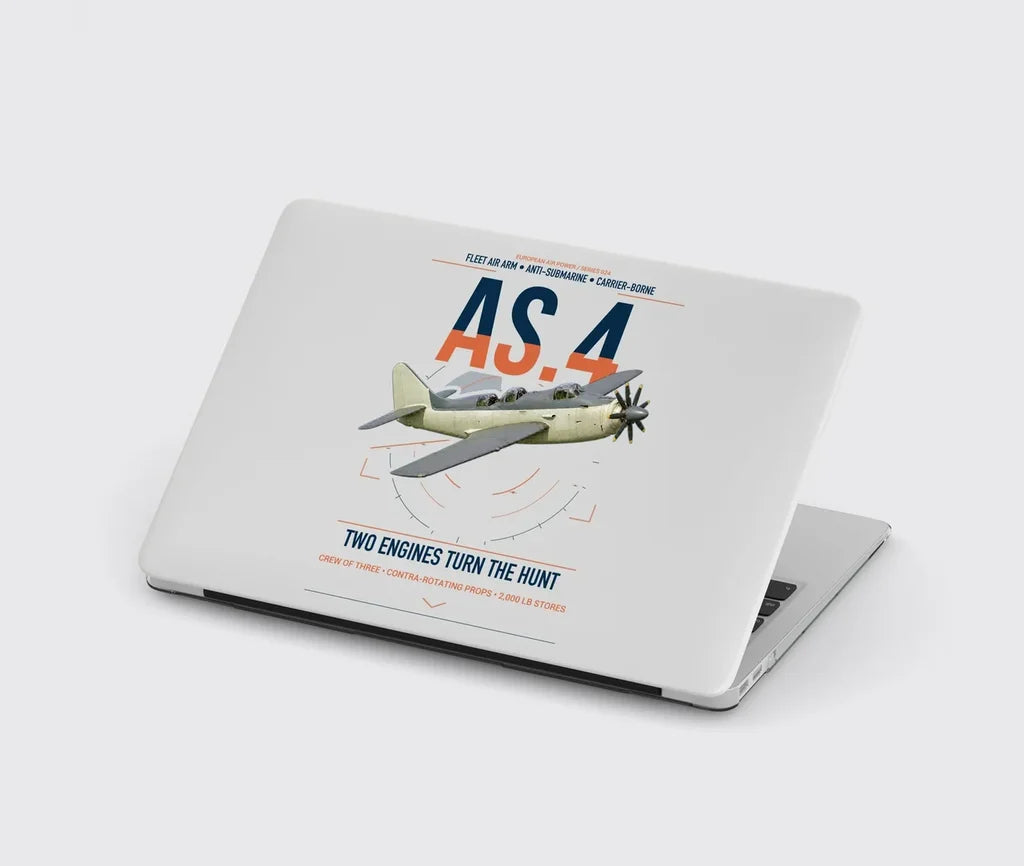 Fairey Gannet AS.4 design on light gray MacBook case