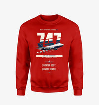 Thumbnail for Boeing 747SP design on red sweatshirt